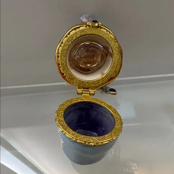 Clayworks 2003 Fairy Tales by Heather Goldminc Periwinkle Fairy trinket box Y2K - Picture 13 of 16